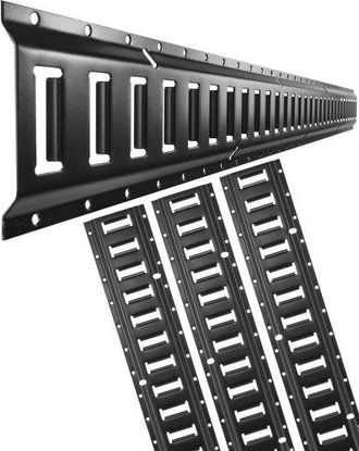 OEM E-track-schienen-set, 1,52 M Lange Stahlschienen, 4er-pack, Tragf&auml;higkeit Bis Zu 914 Kg, Robuste Schienen Mit Schrauben F&uuml;r Garagen, Lieferwagen, Anh&auml;