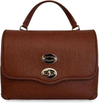 Zanellato Handbags - Dames - Handtassen - Bruin - ONE Size - Leer - Tassen