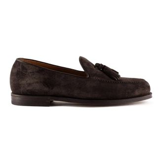 Green George Loafers, male, Brown, Size: 9 1/2 US Flat Shoes