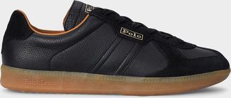 Ralph Lauren Men & apos;s Field Court 100 Leather-Suede Low-Top Sneakers