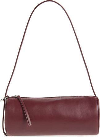 Reformation Simona Cylinder Shoulder Bag in Ruby Leather at Nordstrom