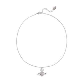 Vivienne Westwood Accessoires, Dames, Grijs, ONE Size, Tweed, Lee Orb Pendant Necklace