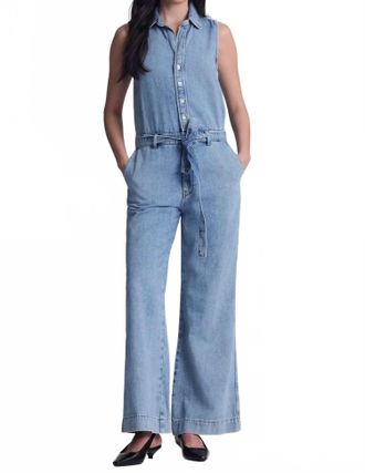 Mavi Elara Denim Jumpsuit In Light Well Blue
