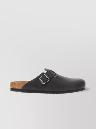 Birkenstock leather slippers