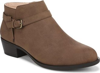 Life Stride Ada Faux Leather Ankle Bootie in Dk Taupe at Nordstrom, Size 6.5