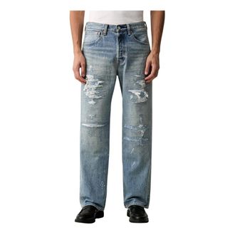 Levi's Jeans, Heren, Blauw, W29 L32, Katoen, 501 Loose