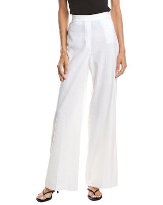 Theory High Waist Wide Leg Pant