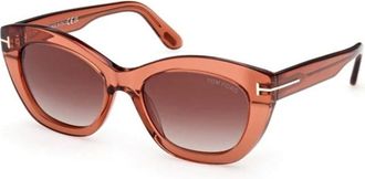 Tom Ford Sunglasses, female, Orange, 53 MM, Linda-02 Sunglasses
