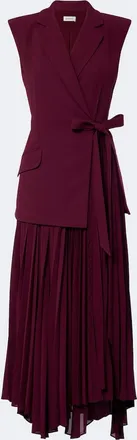 SIMKHAI Helena cr&ecirc;pe midi dress