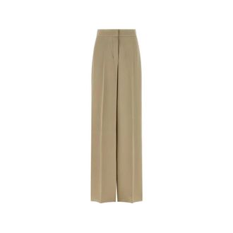 Max Mara Wide Trousers, female, Beige, Size: S Palanca Wide Trousers