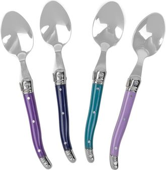 French Home 4-Piece Coffee Spoon Set in Plum Rose at Nordstrom Rack
