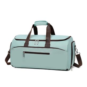 Generic Compatible For Men Travel Duffle Suit Bag With Shoes Pack Training Carry On Weekend Outdoor Hiking Swimming Handbag(Green)