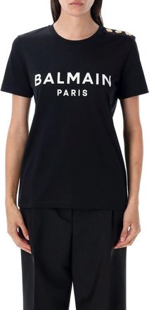 Balmain Printed Logo T-Shirt
