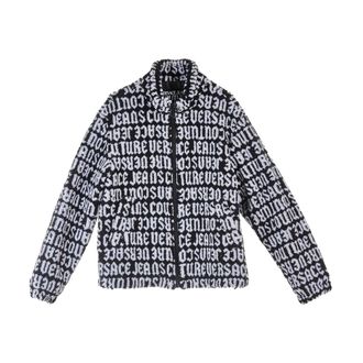 Versace Jeans Couture Giacca Teddy Logo Gotico - male - Versace Jeans Couture - Light Jackets - Multicolor - XL - Jackets