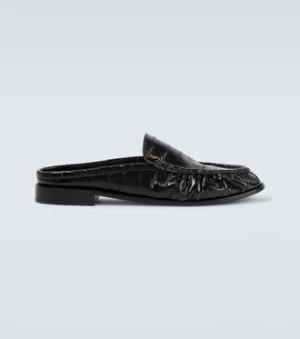Saint Laurent Le Loafer leather mules