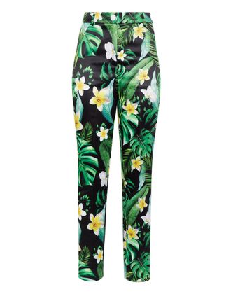 Philipp Plein Super Hoge Taille Jegging Hawaii