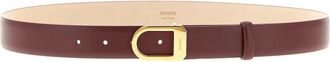 Khaite Saddle Belt - Dames - Riemen - Rood - 90 CM - Leer - Accessoires