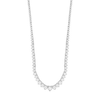 Grown Brilliance 14KT White Gold 5.00 Carat Lab Grown Diamond Necklace for Women