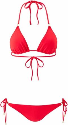 Melissa Odabash Cancun Bikini Set - Dames - Bikinis - Rood - M - Badmode