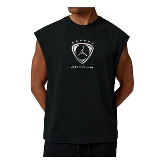 Nike Jordan Air Jordan Brooklyn Sleeveless T-Shirt Black Metallic Silver IR1883-010