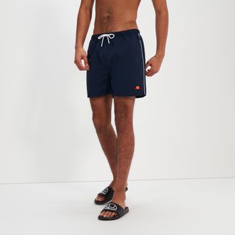 Ellesse Badehose ELLESSE DEM SLACKERS SWIM SHORT, Herren, Gr. XXL, N-Gr, blau (navy), Microfaser, Obermaterial: 100% Polyester, Badehosen Badehose, sportliche