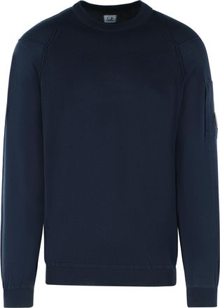 C.P. Company CP Bedrijf blauwe katoenen trui