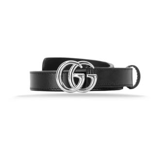 Gucci Leather Belt - female - Gucci - Belts - Black - 110 CM - Accessories