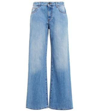 【関税&送料込】Moschino Jeans Jeans Wide Leg Moschino Wide-Leg Jeans − Sale: up to −19% | Stylight