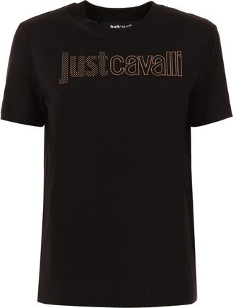 Roberto Cavalli T-shirts en Polos - Dames - T-shirts - Zwart - S - Tops