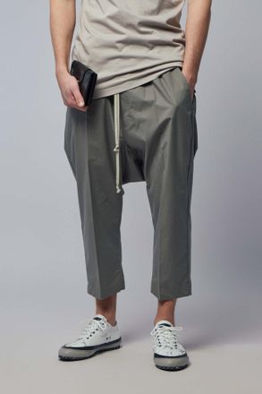 Rick Owens Woven Pants - Drawstring Cropped
