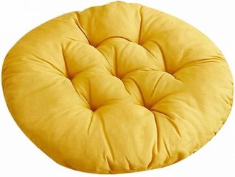 OEM Juego De 2 Cojines Redondos De 40 Cm, Relleno De Algod&oacute;n, Lavables A M&aacute;quina, Para Sillas De Comedor Y Sal&oacute;n