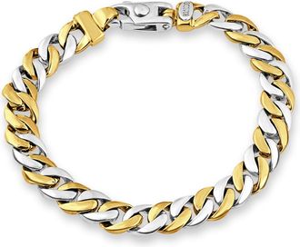 Pompeii3 Mens Cuban Link 14k Gold (38gram) or Platinum (51gram) 8mm Bracelet 8.5