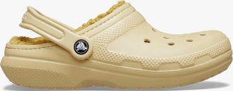 Crocs Mens Classic Lined Unisex Clogs Sesame - Beige Resin - Size 5-6 (UK Shoe)
