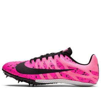 Nike Air Zoom Rival S 9 Spikes Paint Splatter Pink Blast 907564-603