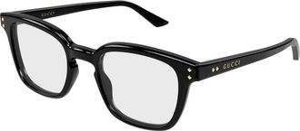 Gucci Glasses, male, Black, Size: 52 MM Gg2132O Optical Frame