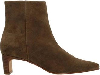 Manfield su&egrave;de enkellaarzen taupe