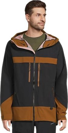 Obermeyer M Steibis Shell Jacket Mens Coat Black II : MD, Nylon