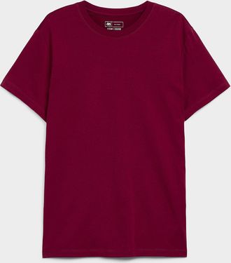 Le 31 Mens Soft stretch jersey T-shirt Muscle fit