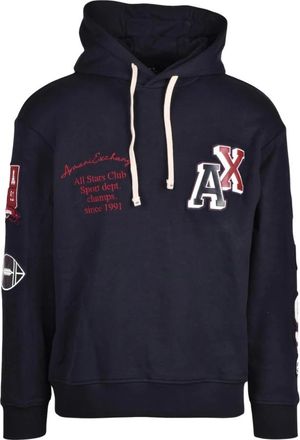 A|X Armani Exchange Uomo, Felpe, Blu, M, new