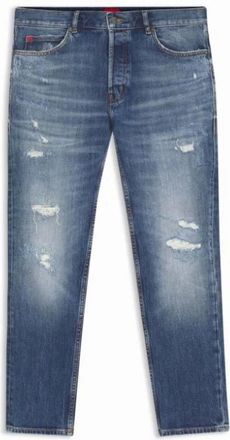 HUGO BOSS Jeans, Heren, Blauw, W33, Slim-fit Jeans