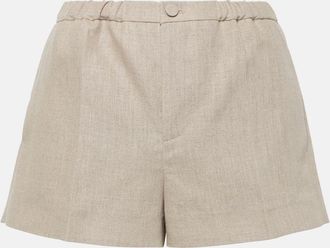 Valentino Linen canvas shorts