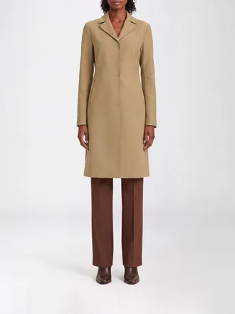 Herno Cappotto monopetto al ginocchio in tessuto tecnico stretch