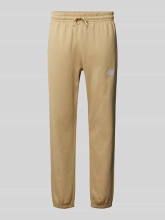 The North Face Sweatpants mit Label-Stitching und elastischem Bund in Khaki, Gr&ouml;&szlig;e XL