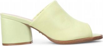 Bruno Menegatti Womens Norah Leather Mule Sandal In Citrus