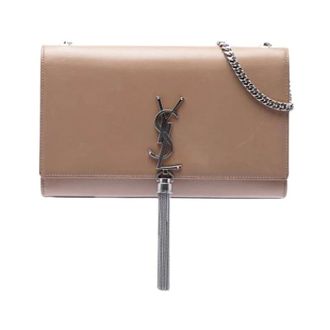 Saint Laurent Pre-owned Cross Body Bags, female, Brown, Size: ONE SIZE Pre-owned Kate Cross Body Bag