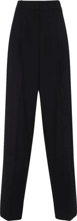 Frankie Shop Broeken, Dames, Zwart, M, Wide Broeken