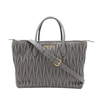 Miu Miu Pre-owned Satchel - unisex - Miu Miu Pre-owned - Vintage Handbags - Gray - ONE SIZE - Pre-owned