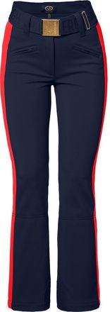 Goldbergh Roccia Stripe Softshell Slim-leg ski Pants - Dark Blue - 42 (UK14 / L)