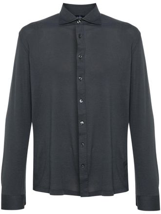 Barba Camicia con spacchetto sul collo - Grigio