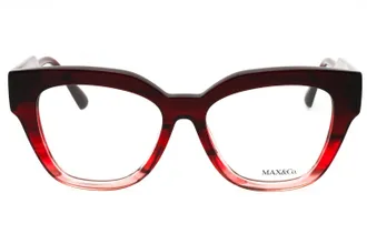 Max & Co. MO5074 Cat Eye Acetate Eyeglasses - Burgundy